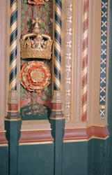 (dettaglio) Architettura della porta nella Galleria Reale, c.1841